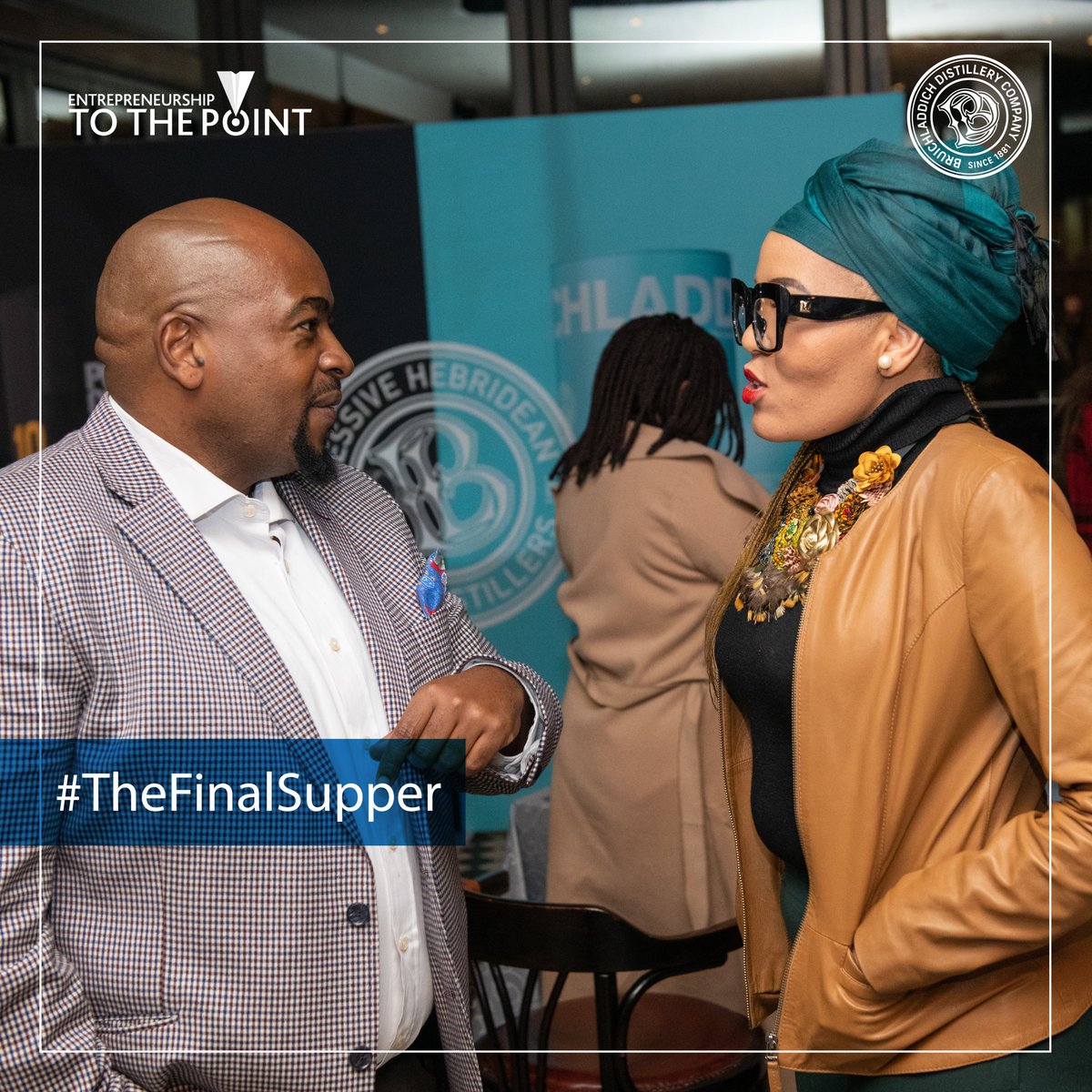 eToThePoint's tweet photo. Future Table is a collaboration between Entrepreneurship To The Point  (eTTP) and Bruichladdich Distillery Company Ltd. aiming to drive conversation around the importance of environmental sustainability in relation to entrepreneurship.

#FutureTableSA 
#TheFinalSupper2022 https://t.co/Iy8fU3RDsq