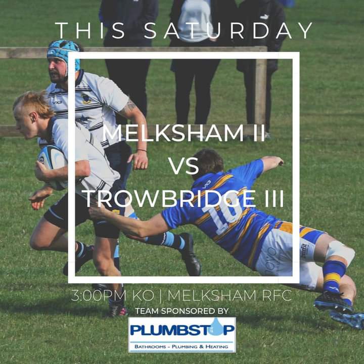 Today Melksham 2s welcome @TrowbridgeRugby 3s to Oakfields for a 3pm KO We'd love to see as many of you as possible to support the boys in blue. #MelkshamRFC #BlueArmy #BleedBlue