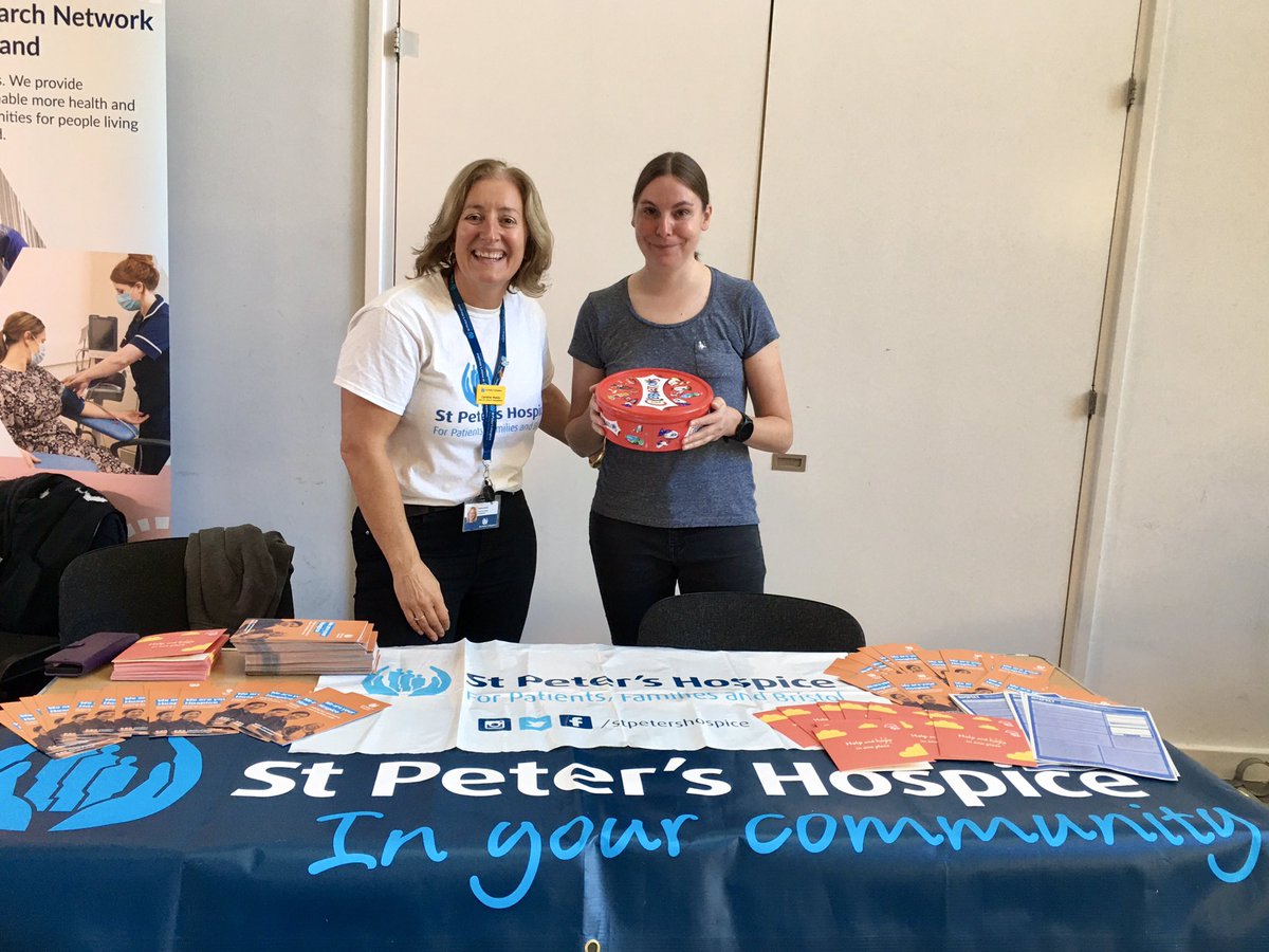 Great to meeting our community at the Bristol Community Health Day, come and chat to us about Palliative Care! #WHPCDay22 <a href="/CarolineMundy3/">CarolineMundy</a>