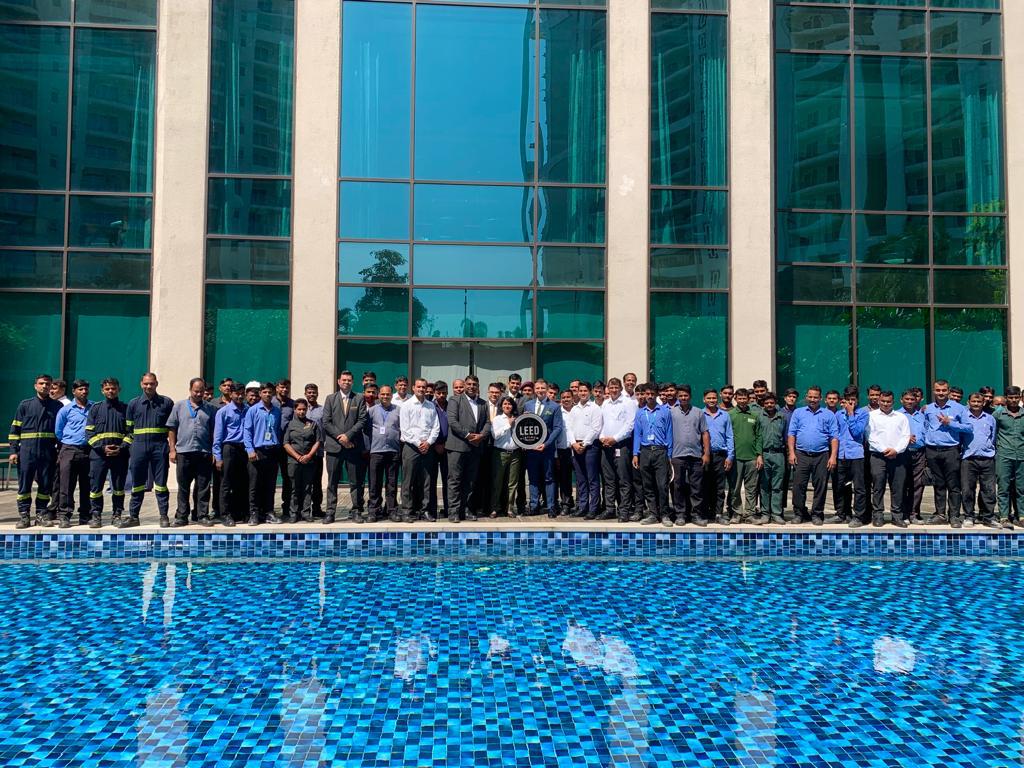 I am proud to announce that #TheCrest—part of luxury developments in the DLF ecosystem—is now the largest #residential project in the world to be awarded Platinum Certification under #LEED Existing Buildings. Thank you #DLF community &amp; our dedicated team. <a href="/USGBC/">USGBC</a>.