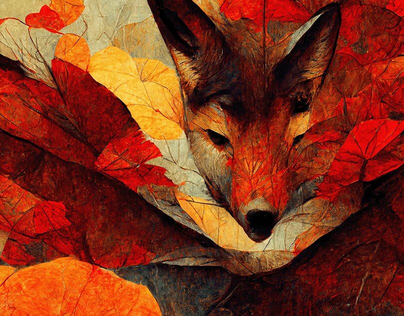 heatonmoorpark's tweet image. Vulpes vulpes and the park:  how lovely is the fox.........The hidden fox, by Mark Popp.......A series of posters in A2 made with #midjourney ai and #photosh ...... very lovely artwork .....  .........behance.net/gallery/151495…      #foxes #Wildlife #FoxofTheDay #art