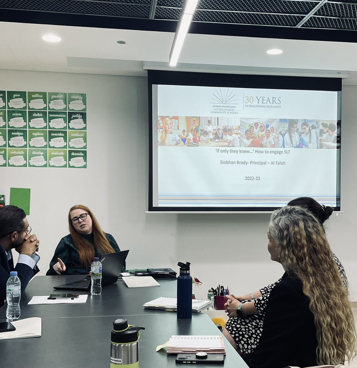ArborPrincipal's tweet photo. Shining a light on inclusive practices @ArborDubai. How to optimize learning support staff, small group personal conversations with international experts and collegial conversations. Thanks #inclusionexperts https://t.co/VewVvmh5tl