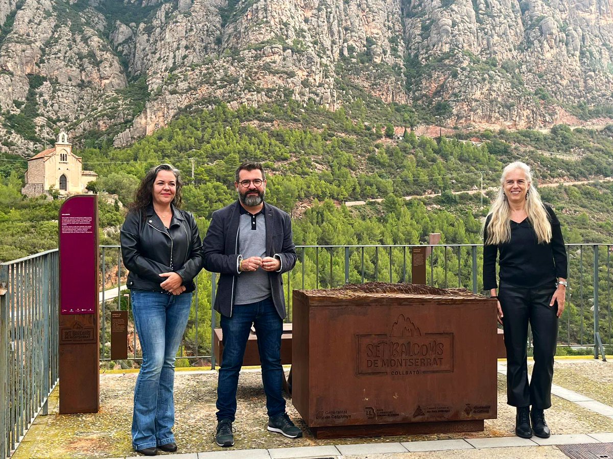 CCBaixLlobregat's tweet photo. Ja es pot gaudir del balcó de #Collbató del projecte #setbalconsdeMontserrat @TurismeBaixLlob
Avui l’inauguren l’alcalde @miquel_sola, la regidora @LoudesVilalta, i la consellera #Turisme Gemma Rodríguez #BaixLlobregat https://t.co/TIttTxT96P