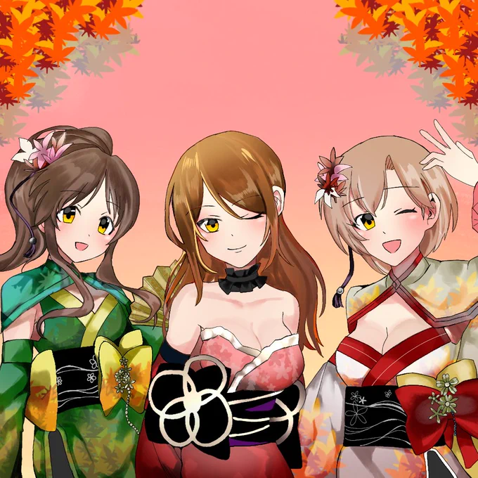 秋めいて歌声大好きな3人に一生はは歌って欲しいな～#7時25分は藍子のゆるふわタイム 