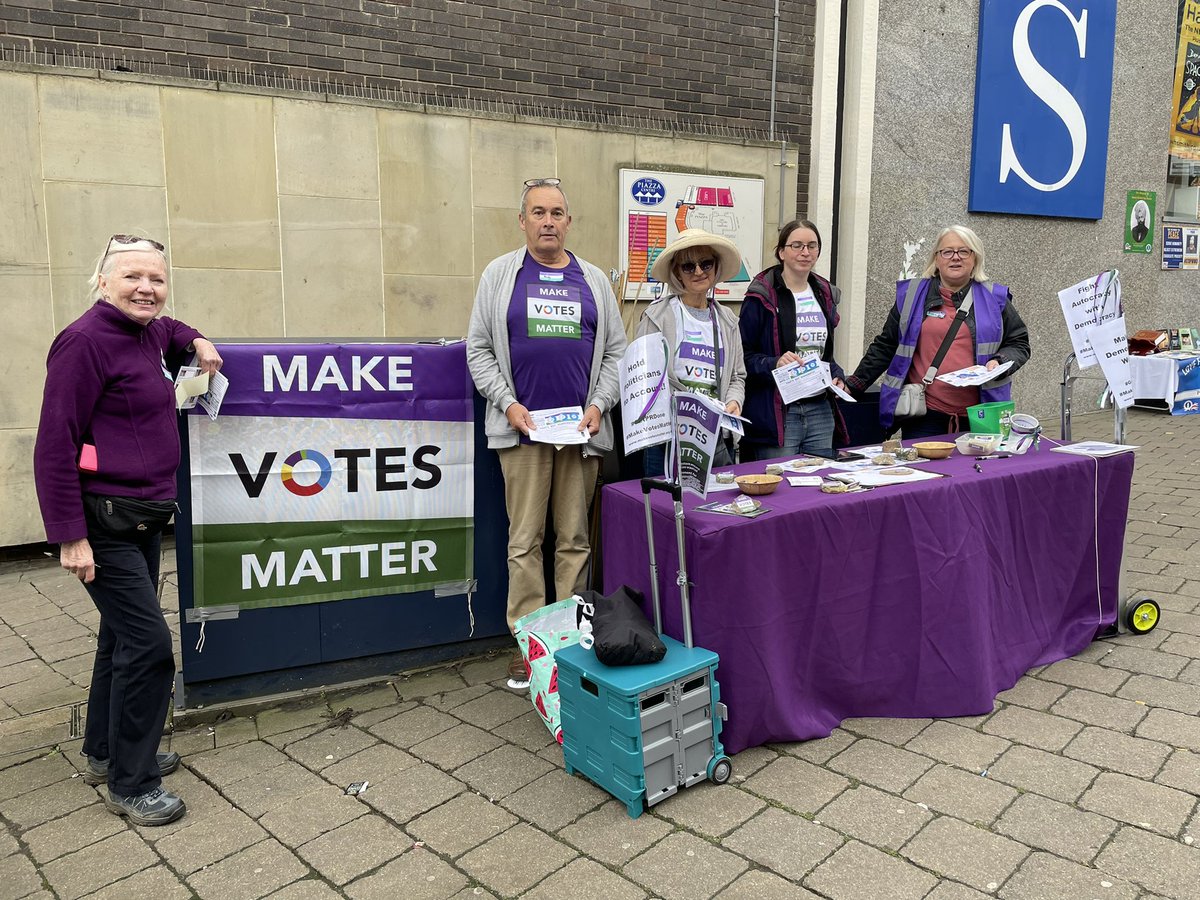 WestYorksMVM's tweet image. Set up and ready to go in Huddersfield. 

Come and say hello!

#MakeVotesMatter