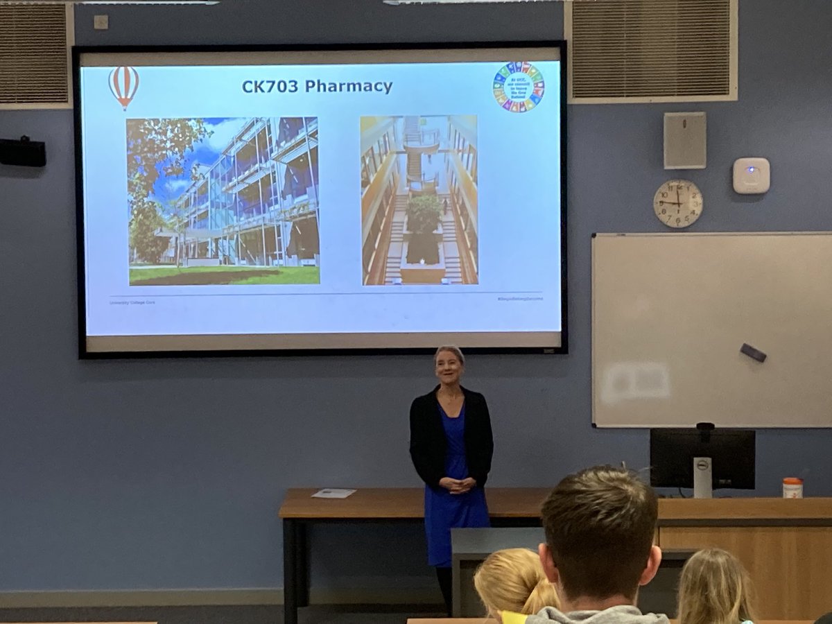 Feeling at home with this talk.⁦<a href="/Pharmacy_UCC/">UCC Pharmacy School</a>⁩  great to sit in an listen about great career opportunities