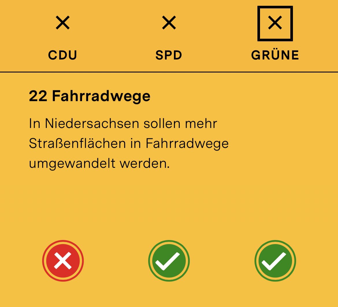 FrauKrone's tweet photo. So, liebe Niedersachsen. Ihr wisst, was zu tun ist. 

P.S. #Volt hat da übrigens auch überall ✅ https://t.co/IQIgOfHNqE