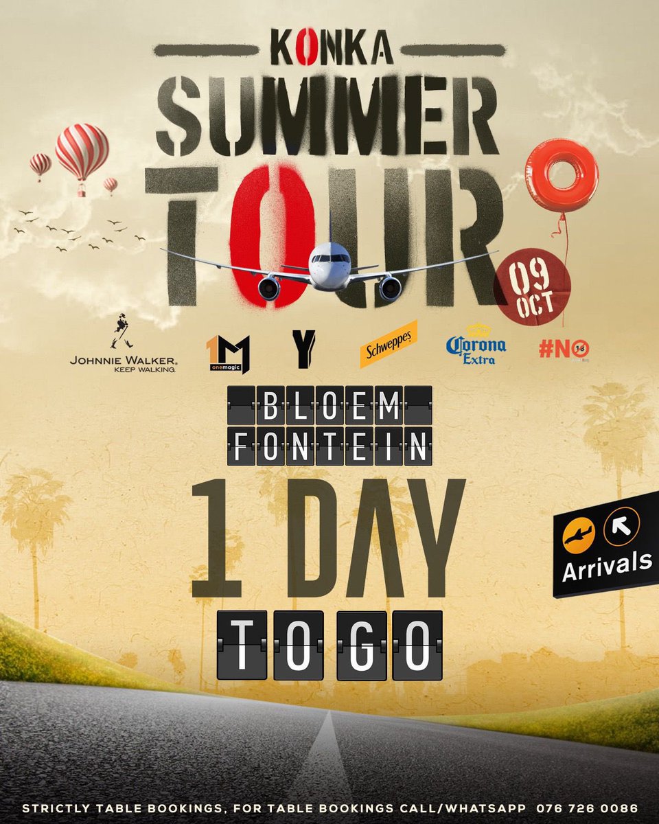 KonkaSoweto's tweet photo. Come witness the Ultimate Daytime Experience✨🍃1 Day to go untill the first National K⭕️nka Summer Tour 22’🇿🇦
@casspernyovest @KabzaDeSmall_ @DjMaphorisa @kelvinMomo_ @djsumbodysa @djstokiesa
@Thuli_P @DjMaphorisa
#KonkaSummerTour #MacufeWeekend #KeSummerYaKonka #DaytimeVibes https://t.co/yPq61llCCl