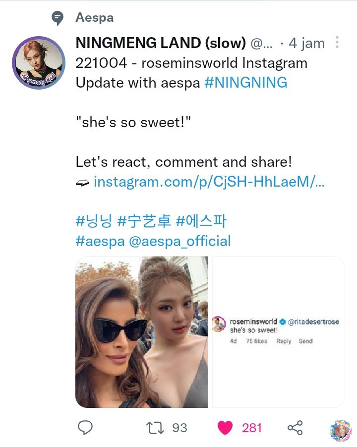 ningfess's tweet photo. ningmeng udh pada liat ini belum? kalo belum jgn lupa komen di post ignya buat uri maknae😋 https://t.co/lMAxwCtRgI