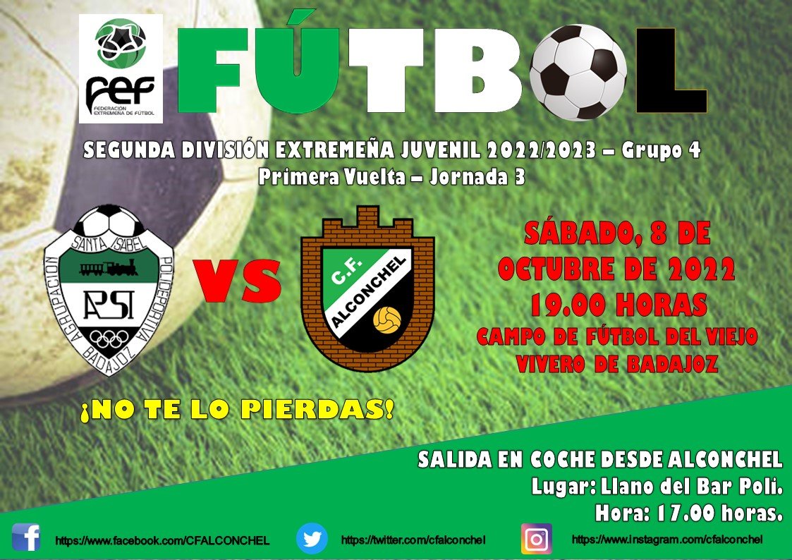 Vamos equipo!!! A por los 3 primeros puntos fuera de casa
💪💚⚽