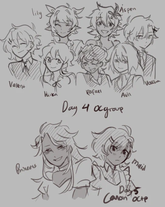 #OCstober2022 day 4, 5, 6, &amp; 7 
