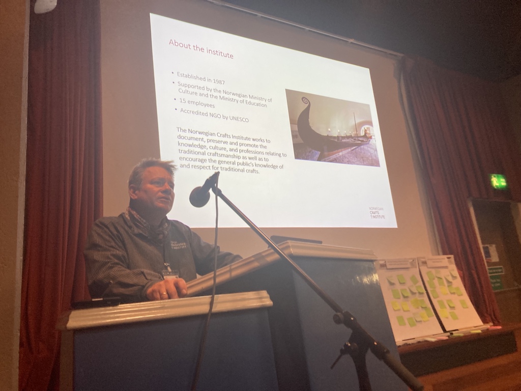 .<a href="/eivindfalk/">Eivind Falk</a> from the Norwegian Crafts Institute talking about inscribing Nordic clinker boat building on the UNESCO Intangible Cultural Heritage listings… something we can’t do in the UK as one of only 12 countries in the world that have not ratified the 2003 Convention.
