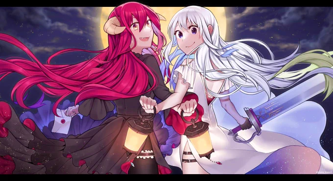 再掲ドラゴン姫と女騎士 #創作 