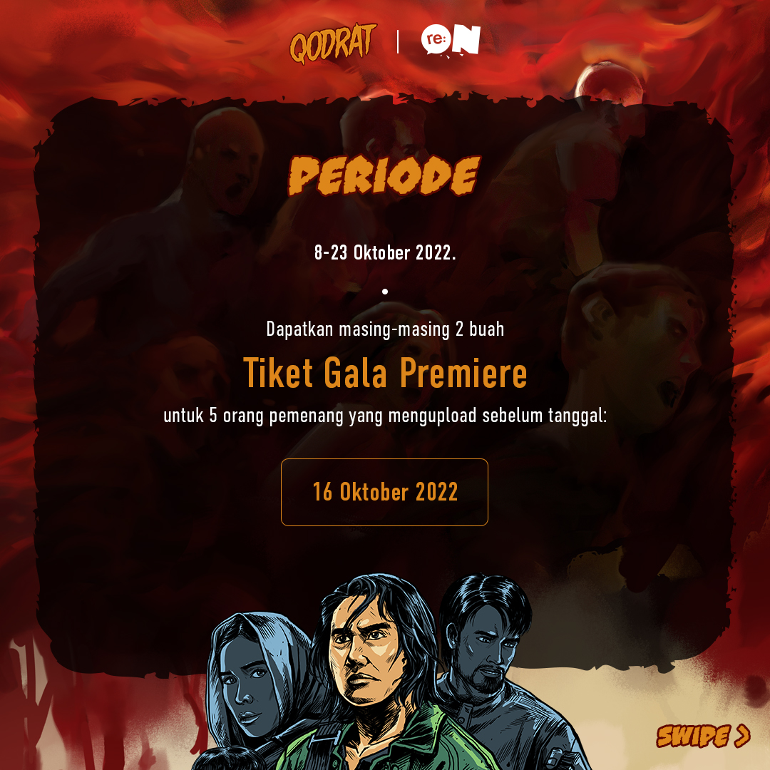 reoncomics's tweet photo. Reonites!
re:ON Comics dengan Magma Entertainment @QodratMovie mau bagi-bagi hadiah buat kamu yang jago gambar!
Apa aja hadiah & persyaratannya?
Slide foto untuk info lebih lanjut!
#MagmaEntertaintment #Qodrat #reoncomics #FanArtQodrat https://t.co/rAO7BVWtFL