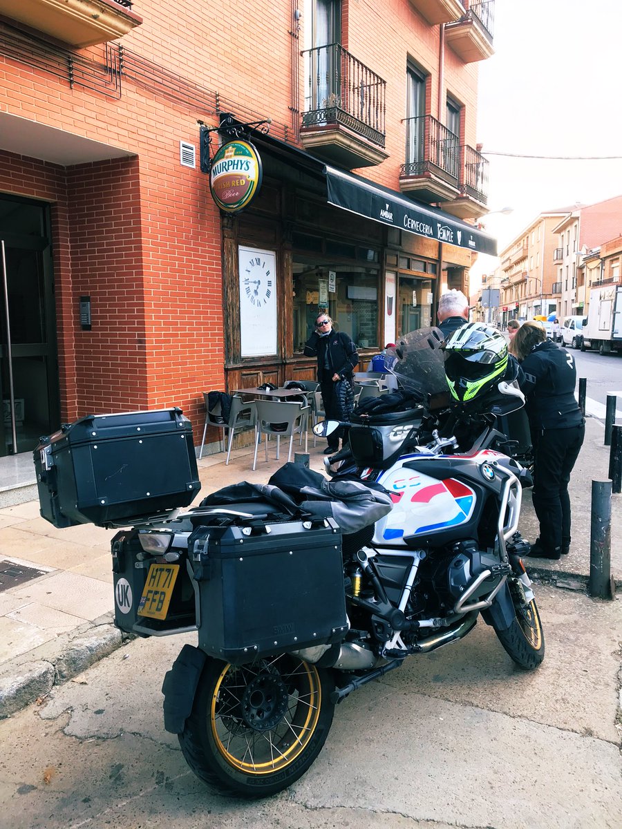 AdvancedPlusTrg's tweet photo. Bikers the world over talk the same language. I parked here earlier &amp; a very excited policeman approached me gesticulating. Turns out I wasn’t in trouble, he wanted to talk about his own GS. He couldn’t speak a word of English but we understood each other https://t.co/mN0B0uvcwz