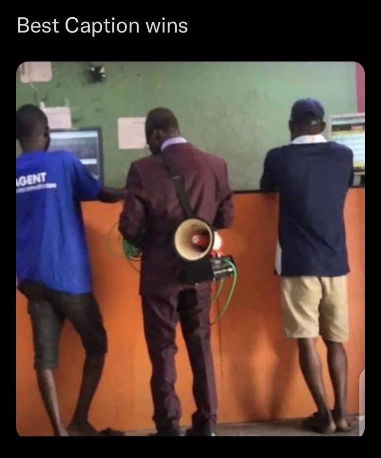 Walter12102000's tweet photo. @Ekitipikin Even evangelist self dey run go play @Ekitipikin bookies https://t.co/fmdzCrn8Qe