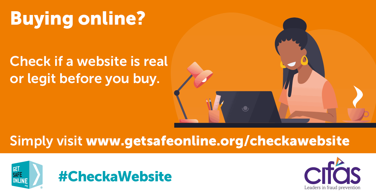 NottsCC's tweet photo. ⚠️Fraudsters love to trick people with fake websites to steal your money & capture your personal information. Don’t be a victim.
👍Use the Get Safe Online & Cifas’s Check a Website feature to see if a website is genuine.
Visit https://t.co/s25MXRmkug to #CheckaWebsite https://t.co/zyFX9JIahM