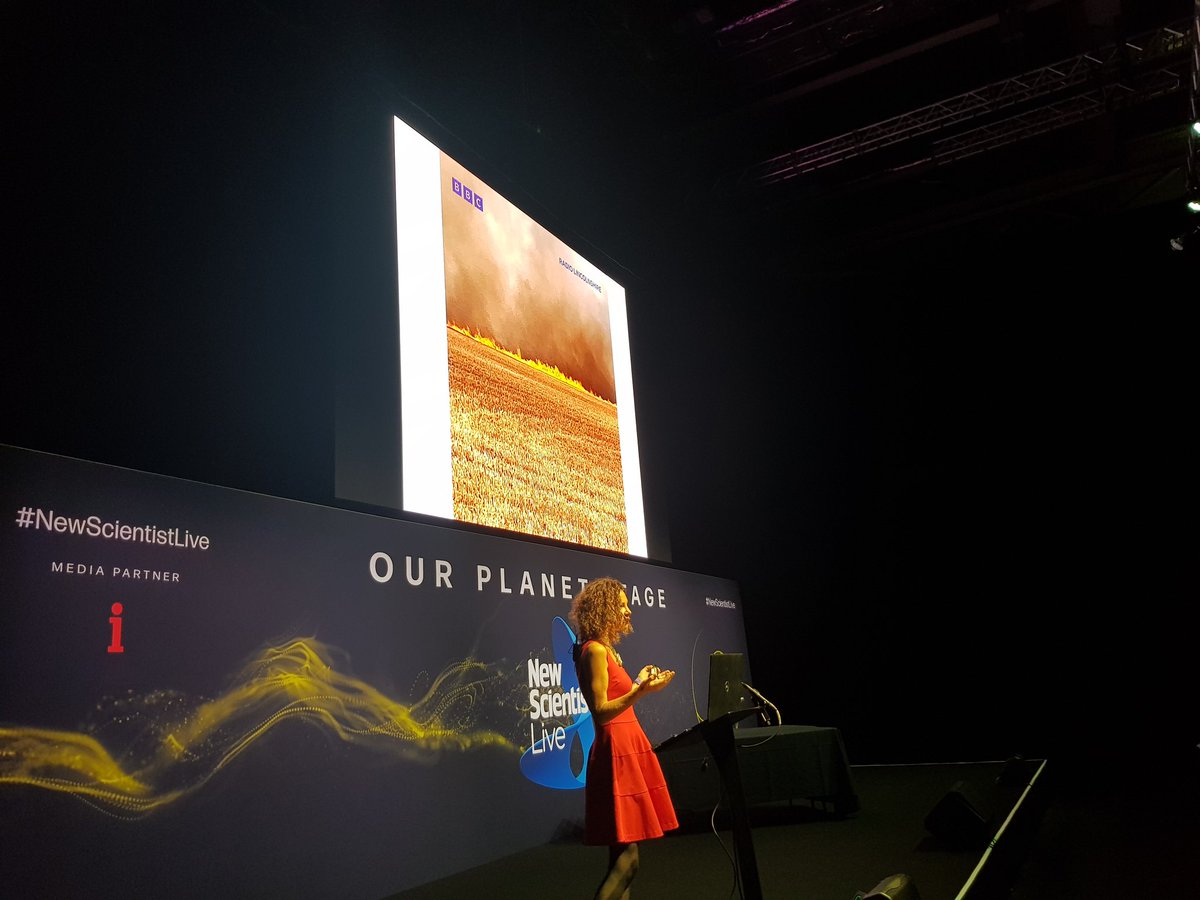 alisonge's tweet photo. Next up on the Our Planet stage at #NewScientistLive is the amazing Gaia Vince  @WanderingGaia on how climate change is going to make nomads of billions of people...but this could actually be a solution to the problem (if managed properly) https://t.co/hv1kAkUGkd