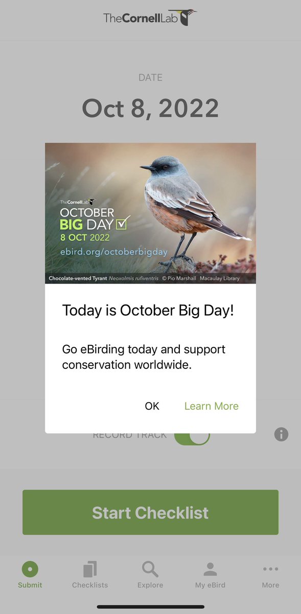 We’re already in the field counting #birds #OctoberBigDay #BirdsUniteOurWorld #WorldMigratoryBirdDay #GlobalBirdWeekend #GoBirding #birding #birdwatching @Team_eBird @global_birding