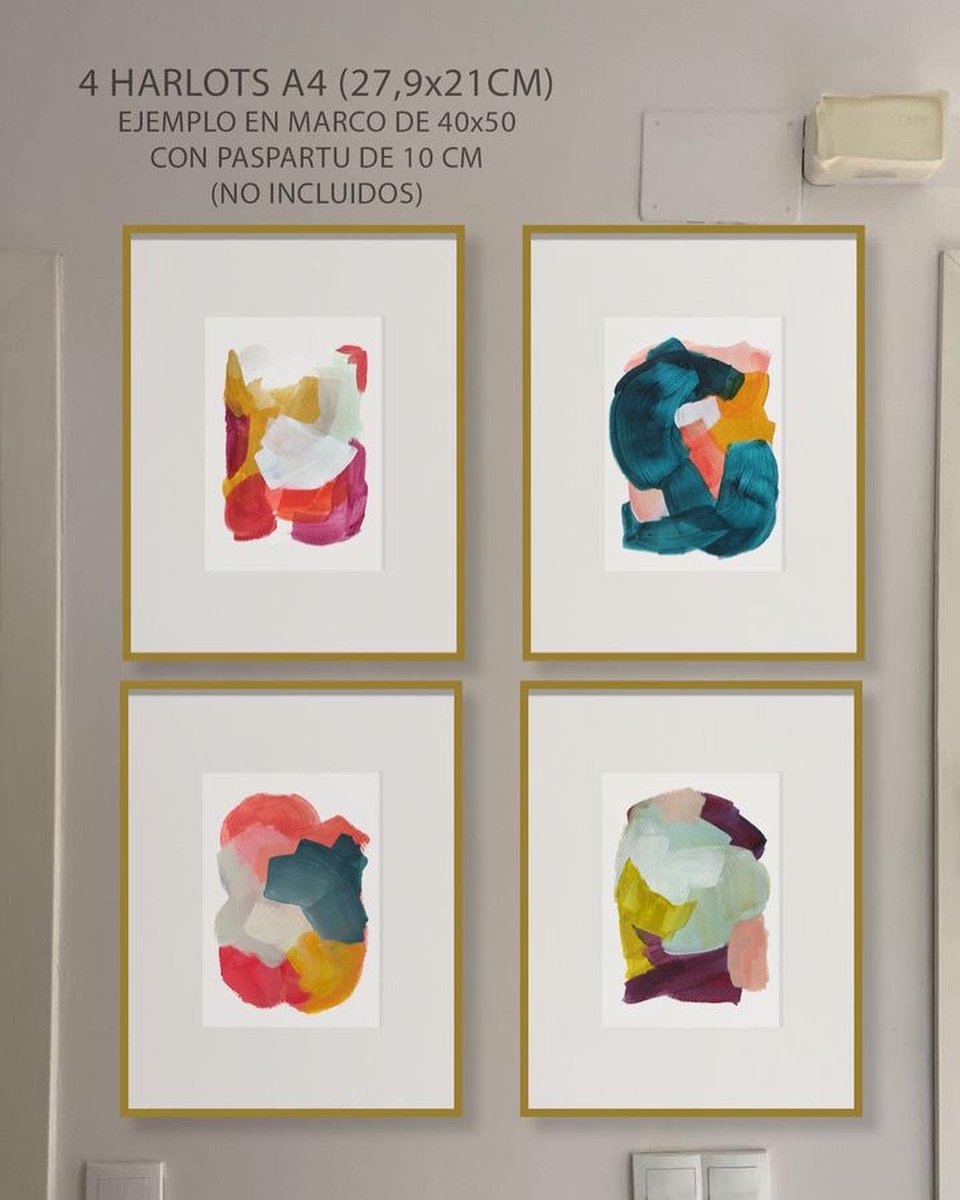 ecalonje's tweet photo. Ejemplos de como@quedan los #harlots en una entrada.  Recuerda que puedes encargar tus Harlots originales o láminas (reproducciones impresas). 
Pide tu presupuesto. 

#abstractart #abstracto #abstract #art #decoracion  #painting #elenacalonje #artcollector https://t.co/ddUe76NEMH