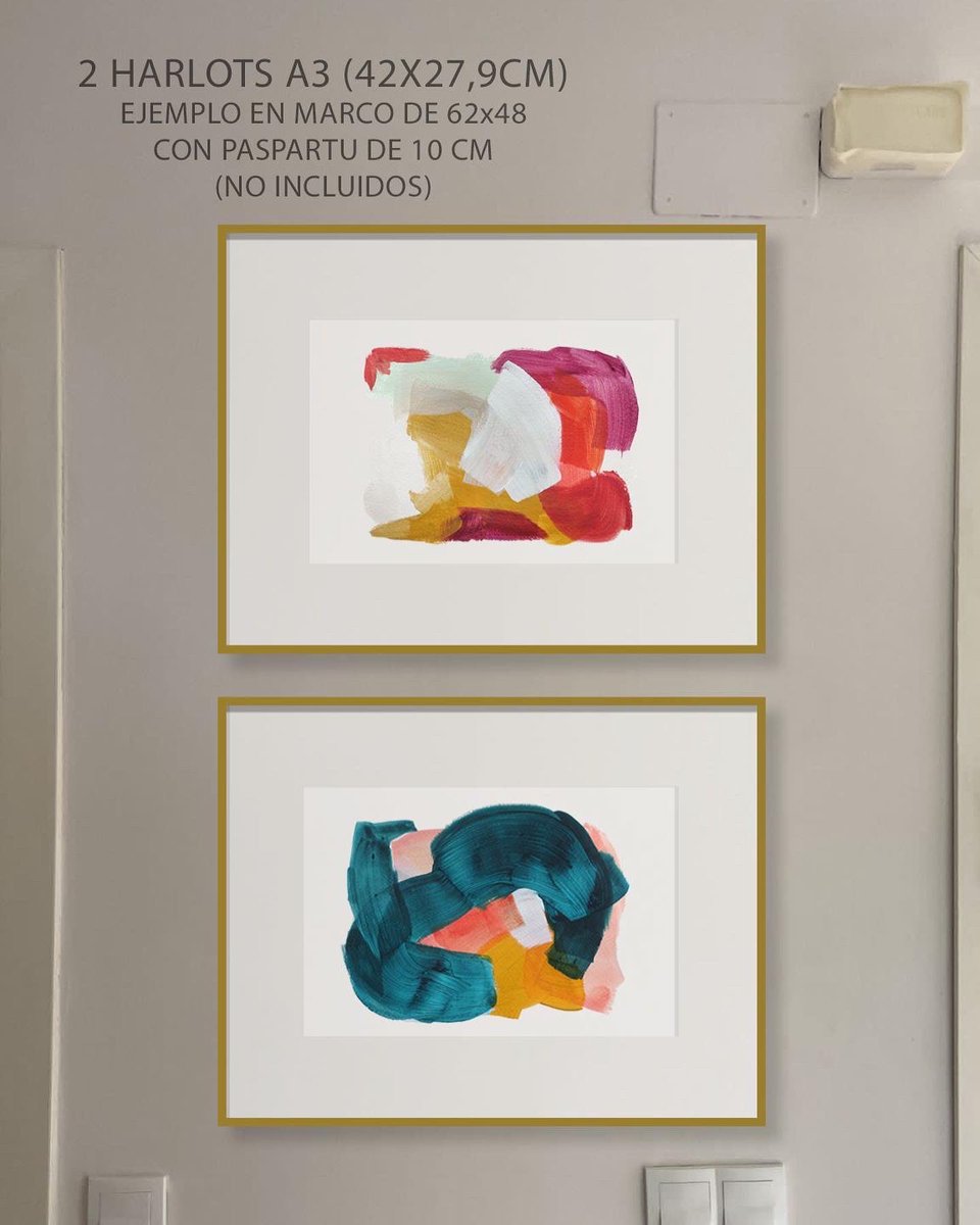 ecalonje's tweet photo. Ejemplos de como@quedan los #harlots en una entrada.  Recuerda que puedes encargar tus Harlots originales o láminas (reproducciones impresas). 
Pide tu presupuesto. 

#abstractart #abstracto #abstract #art #decoracion  #painting #elenacalonje #artcollector https://t.co/ddUe76NEMH