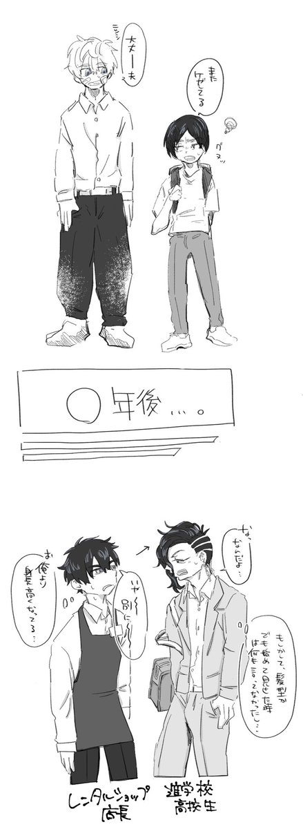 年齢逆転、歳の差ココ武 