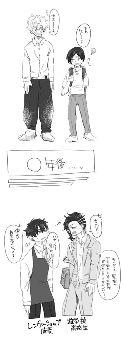 年齢逆転、歳の差ココ武 