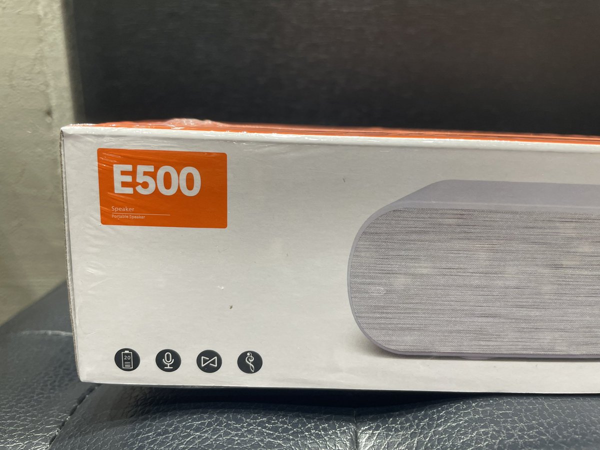 stuff_hand's tweet image. ส่งต่อ ลำโพง bluetooth E500 ไร้สาย 🔊ใหม่ยังไม่เเกะกล่อง ราคา 500฿ ต่อรองได้ค่าา ทักมาสอบถามรายละเอียดเพิ่มเติมได้ค่าา #ส่งต่อ #ลำโพงบลูทูธ #ลำโพงbluetooth  #ลำโพง