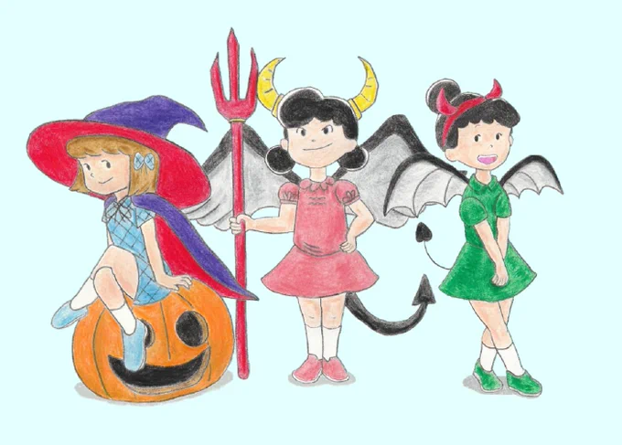 ハロウィン3人娘 #ピーナッツ #PEANUTS  #Halloween 