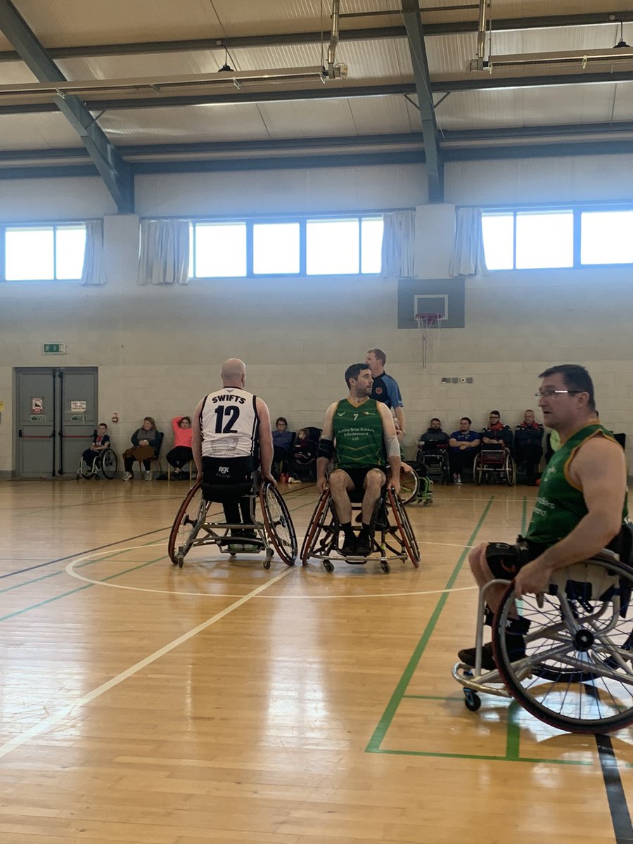 Good to go here in Cork after a delay to the start of the day due to a Motorway closure. Kingdom Wheelblasters and South East Swifts up first in Rd2 of the IWB Senior League #rollwithus