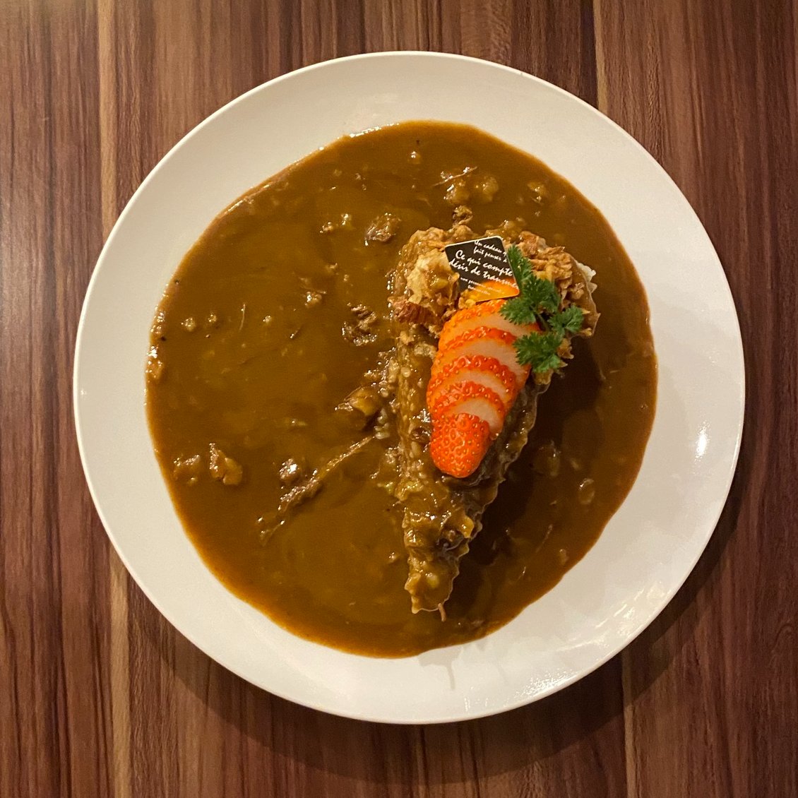 Queens_Curry's tweet photo. #チョコカレー　＃カレー　＃チョコ https://t.co/gzaoocnIzj