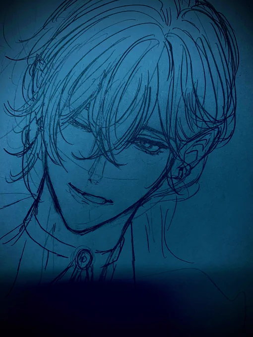 下描き 