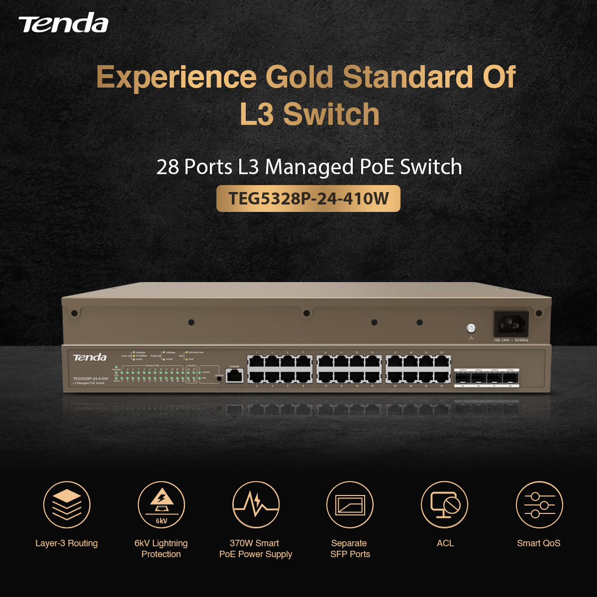 Tenda_UK's tweet image. Upgrade your setup with the Gold standard of L3 Switches, check now with Tenda.

Know more: tendacn.com/product/TEG532…

#TendaUK #Tenda #Tendatech #switch #networking #Security #survillance #Server #data #technology #ManagedSwitch #Business #Enterprises #Hardware #Software #QoS #PoE