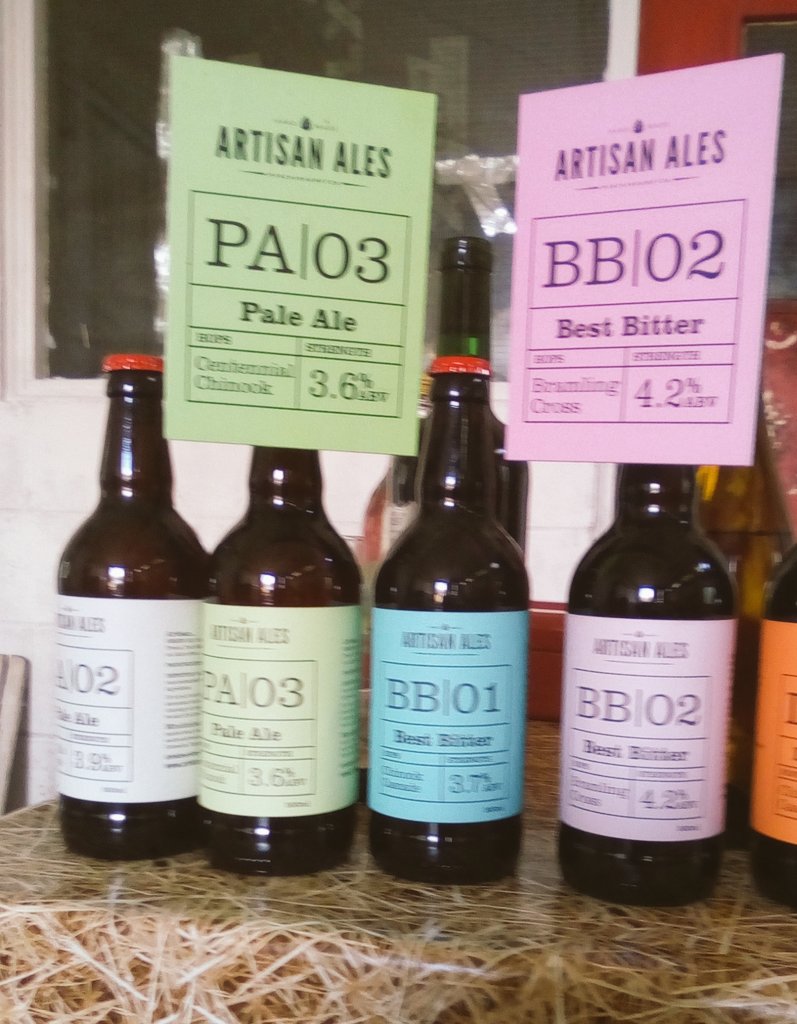 Cask Ale today! Pale &amp; best bitter #caskale #Minchinhampton #AstonDown #Gloucestershire Bottle beers in other flavours. #freshfromthebrewery