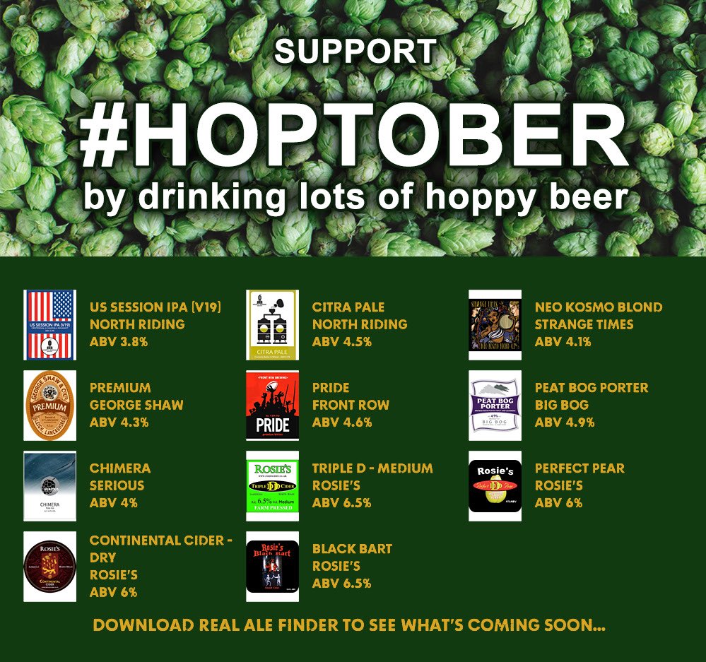 Skew Bridge Alehouse (@skewbridgepub) on Twitter photo On the bar today!
Beer Board: bit.ly/2K2ZX5S
#hoptober <a href="/northridingbrew/">northridingbrewery</a> @Str4ngeTimes <a href="/gshawbrewery/">George Shaw Brewery</a> <a href="/FrontRowBrew/">Front Row Brewing</a> @Big_Bog_Brewing <a href="/SeriousBrewCo/">Serious Brewing Company</a>
#RealAleFinder On the bar today!
Beer Board: bit.ly/2K2ZX5S
#hoptober <a href="/northridingbrew/">northridingbrewery</a> @Str4ngeTimes <a href="/gshawbrewery/">George Shaw Brewery</a> <a href="/FrontRowBrew/">Front Row Brewing</a> @Big_Bog_Brewing <a href="/SeriousBrewCo/">Serious Brewing Company</a>
#RealAleFinder