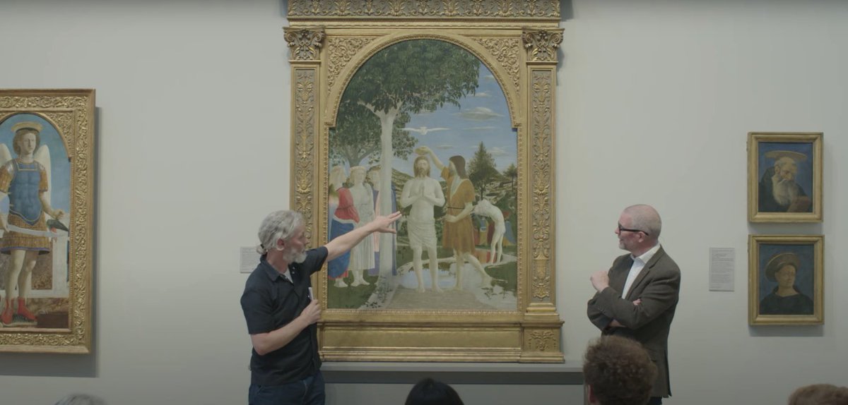 Unexpected views 🔎

Join artist Andrew Grassie as he discusses his relationship with Piero della Francesca's  stunning altarpiece, 'Baptism of Christ', and how it remains relevant to his process and work: bit.ly/3LE0TuC