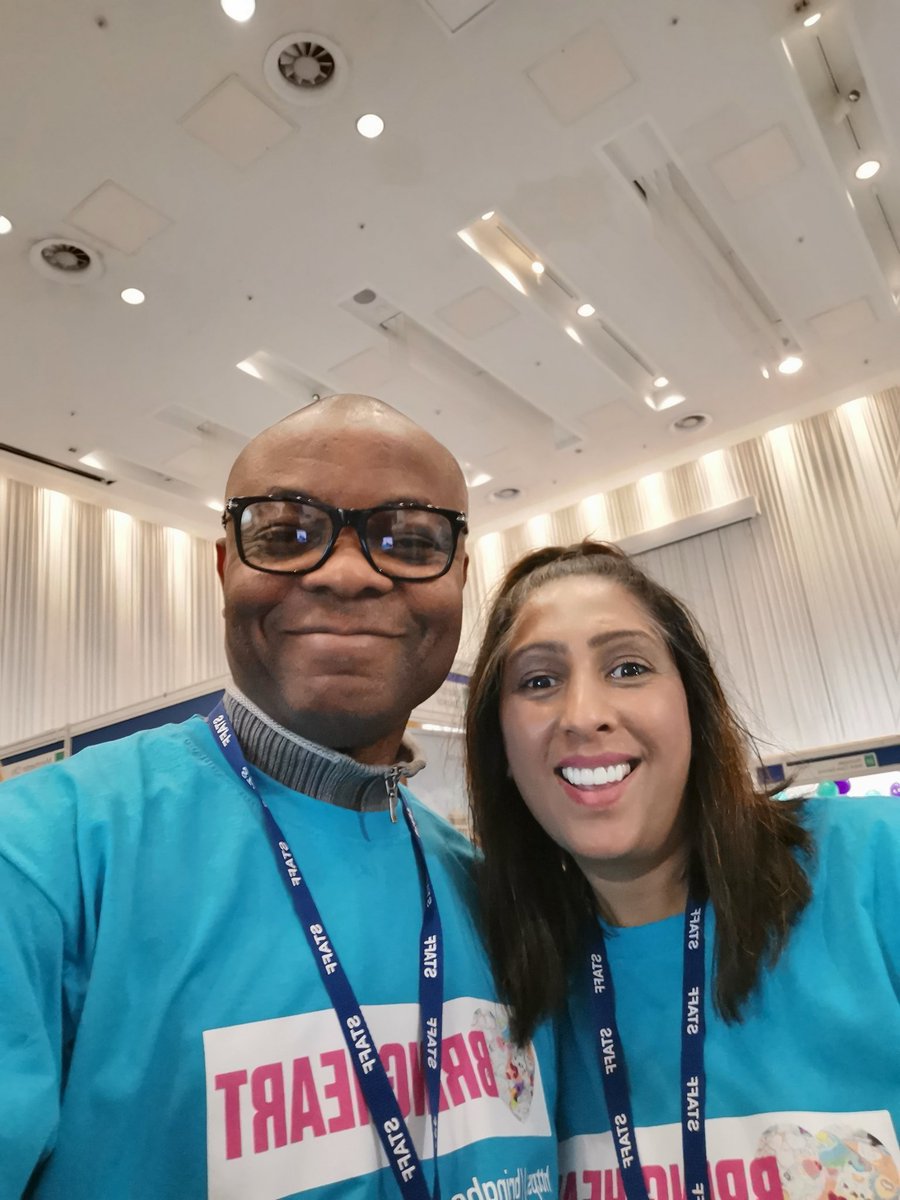 cuulkandy's tweet image. With Principal Social Worker @etaylor_traci and Service Manager Rubia Parveen flying Team Bradford flag at the 2022 Compass Social Work Job Fair at Manchester Hilton #bringheart.