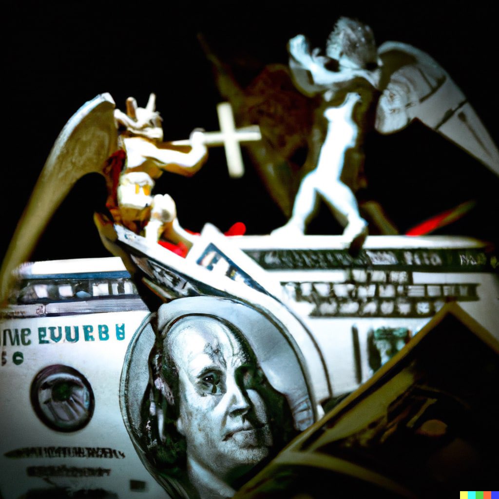 Fighting for salvation… #digitalart