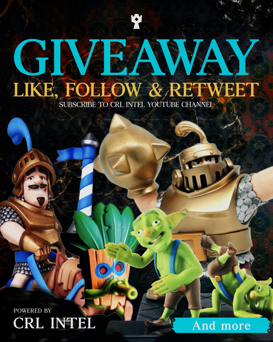 CRL Awards Giveaway #2.

Follow | <a href="/CRLIntel/">CRL Intel</a> ✅
Like &amp; RT this tweet ❤🔄
Subscribe | bit.ly/CRLIntelSubscr…