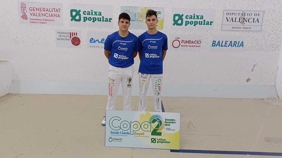 📣📣Resultat final al trinquet de <a href="/AjuntPedreguer/">Ajuntament Pedreguer</a> la partida de la 🏆 Copa 2 <a href="/caixapopular/">Caixa Popular</a> #escalaicorda

60🔴Carlos Donat i Hilari 
50🔵Diego i Muedra II

#pilotaprofessional #copacaixapopular22