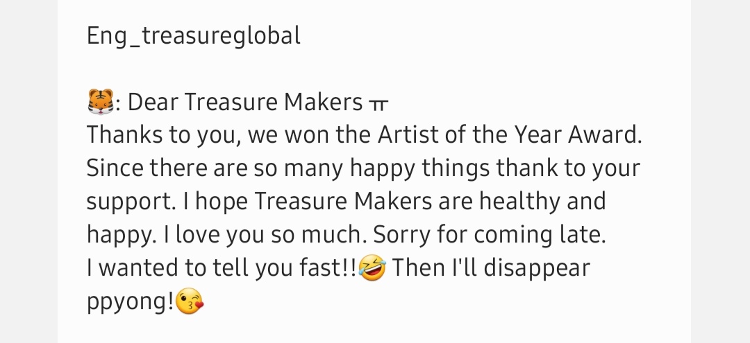 221008 #YOSHI WEVERSE POST

🐯: I love you so much...

#TREASURE #트레저
<a href="/treasuremembers/">TREASURE</a>