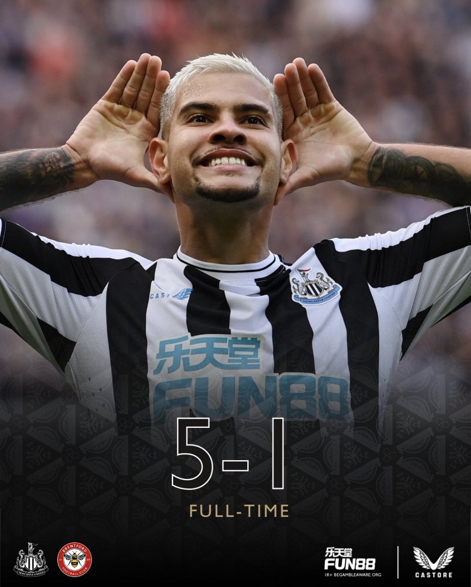 WE ARE FUCKING CLASS!!! 🤩🤩

5 ⭐️ Performance from the lads, the level of football is so,so good!! 

EDDIE HOWE’S TOP 6 MAGS 😍

#NUFC #nufcfans #NEWBRE ⚫️⚪️⚫️⚪️