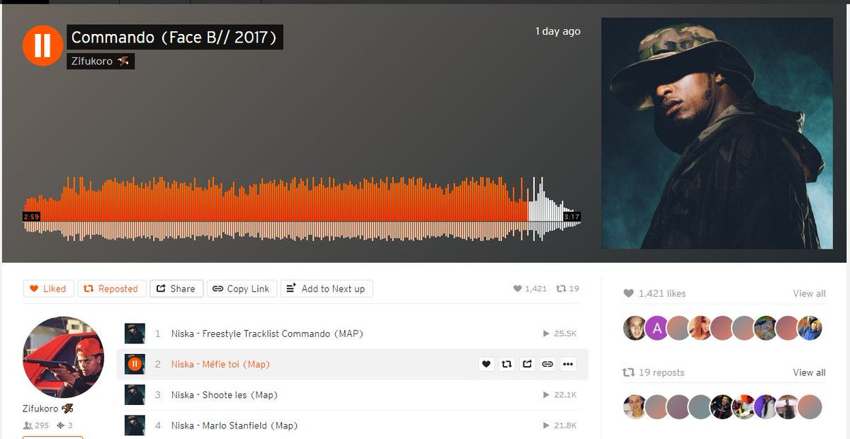 funziknetwork's tweet photo. Niska - EP🎼<<Commando (Face B//20170) Out On Soundcloud
👉https://t.co/HpTxfsSdHJ
🤳#Niska #Soundcoud #Rap
@funziknetwork 🚀 https://t.co/YpDamdmFKm
