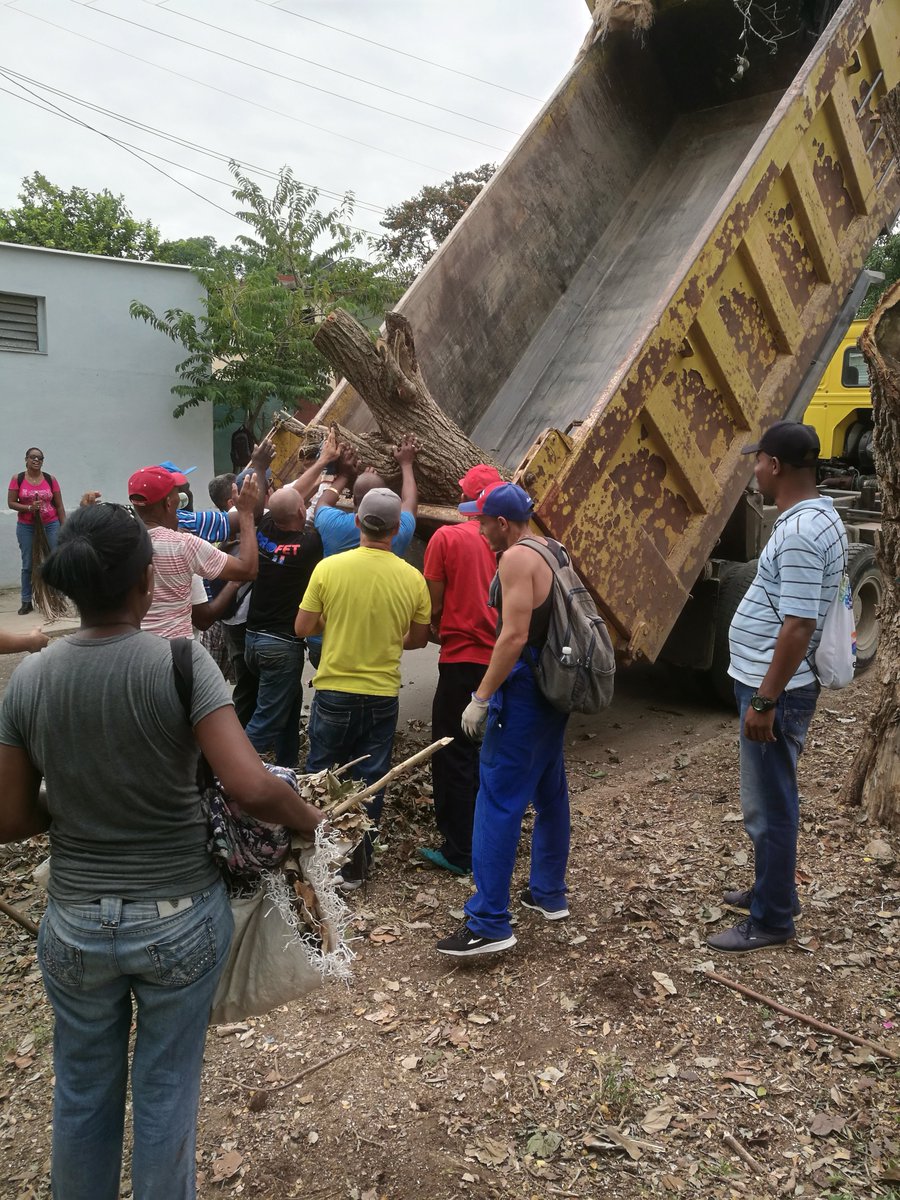 elsa_ena's tweet photo. Con los hombres y las mujeres del Mined, no hay tronco que se resista y sin cargadores.  #CubaEduca #SomosCuba #SomosRevolución @PresidenciaCuba @DiazCanelB @DrRobertoMOjeda @MMarreroCruz @RadioRelojCuba @TaliaGonzlez42 https://t.co/BGGrOo062o