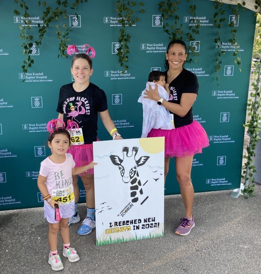 BaptistHealthSF's tweet photo. It was a jungle out there today, getting WILD for a great cause at @zoomiami #ZooRun! #BaptistHealthFoundation https://t.co/tR04emEaXO