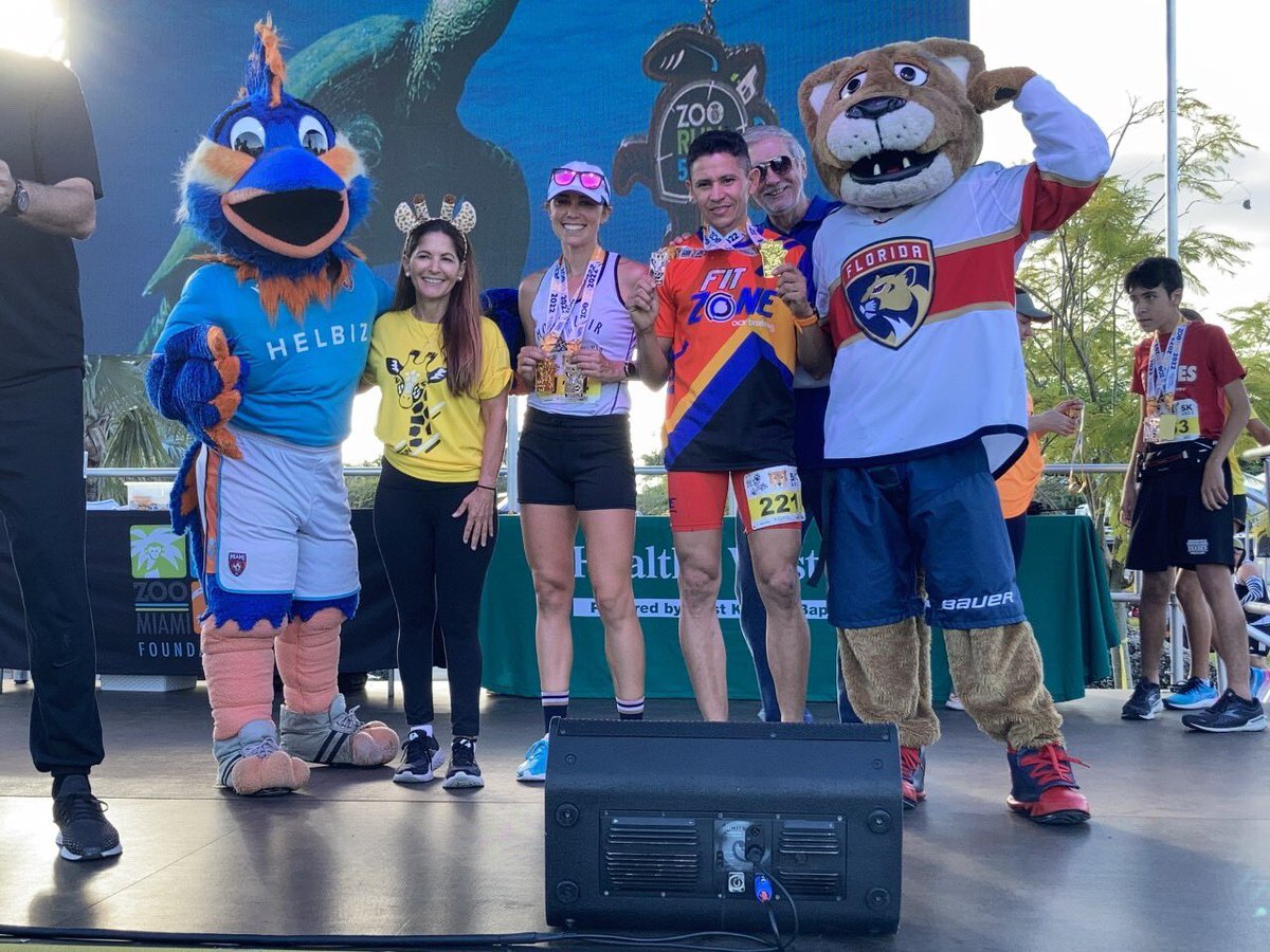 BaptistHealthSF's tweet photo. It was a jungle out there today, getting WILD for a great cause at @zoomiami #ZooRun! #BaptistHealthFoundation https://t.co/tR04emEaXO