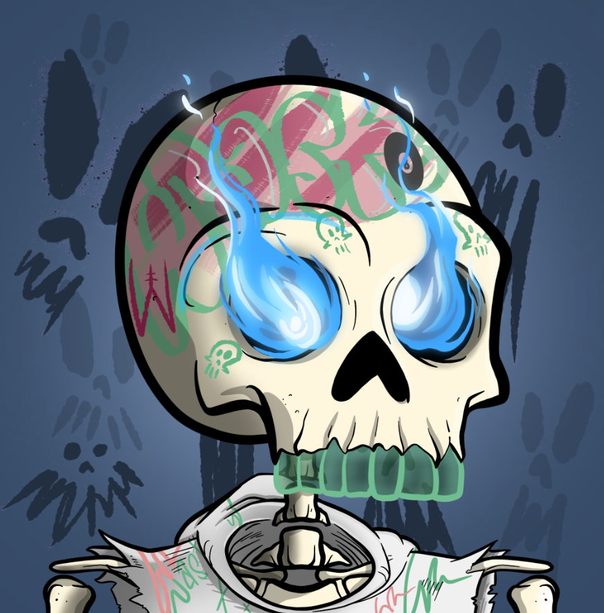 jasnature's tweet photo. To Celebrate the drop of todays "Skulletons in the Wastelandz" lets do a giveaway
Skulleton #8 rank 287/500
rules:
1. Follow @jasnature @SkullClubNFT @WastelanderZNFT
2. Retweet
3. Tag 3 friends
ends in 48 hours
#nft #WLZ #skulleton #free #solana https://t.co/6w78rFUETm