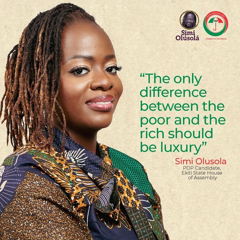 GinaNdukwe's tweet photo. We need disruptive leaders who will change the circle of corruption and bad governance.. We need visionary young leaders ready to make things right... My friend is one of them... Pls vote for her

SIMI OLUSOLA FOR EKITI STATE HOUSE OF ASSEMBLY https://t.co/iugXfa9t1G