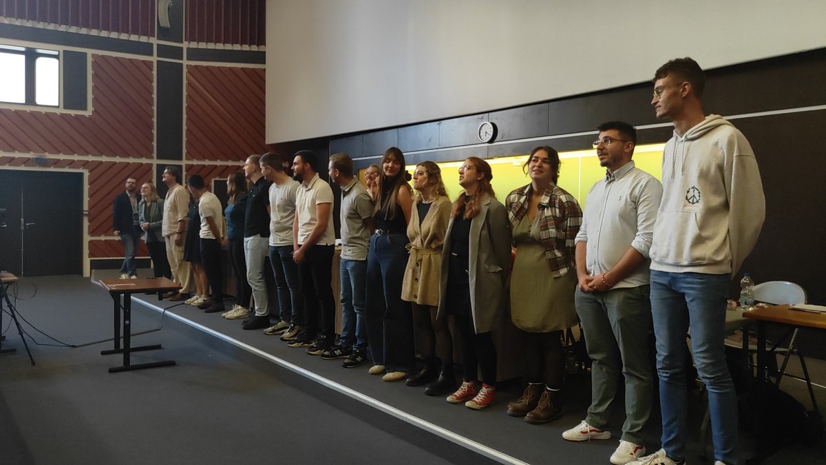 La_FNESI's tweet photo. #CNFNESI22 | La liste candidate au Bureau National 22-23 portée par @Manon_FNESI est élue sous les applaudissements des étudiantEs en #sciences #infirmières rassembléEs à Rennes ! 👏

Encore merci aux associations organisatrices qui ont rendu possible ce temps #démocratique ! 🫰 https://t.co/OX01W8J8cP