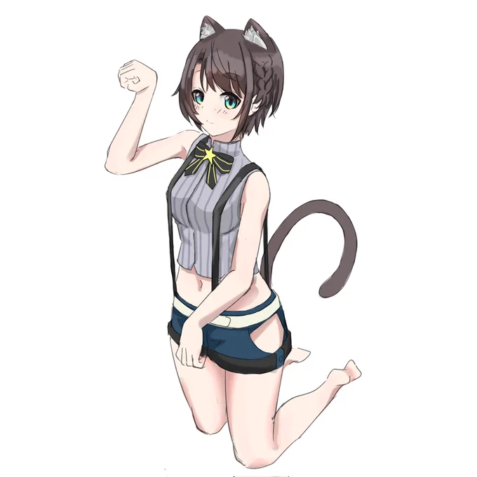 WIPあと半日あれば完成させられそうだけど、また何パターンかバストアップの絵を追加しようかどうしようか 